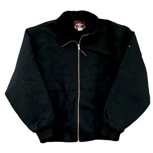 Tough Duck Bomber Winter Jacket Canvas Fleeced Lined Men’s Size XL